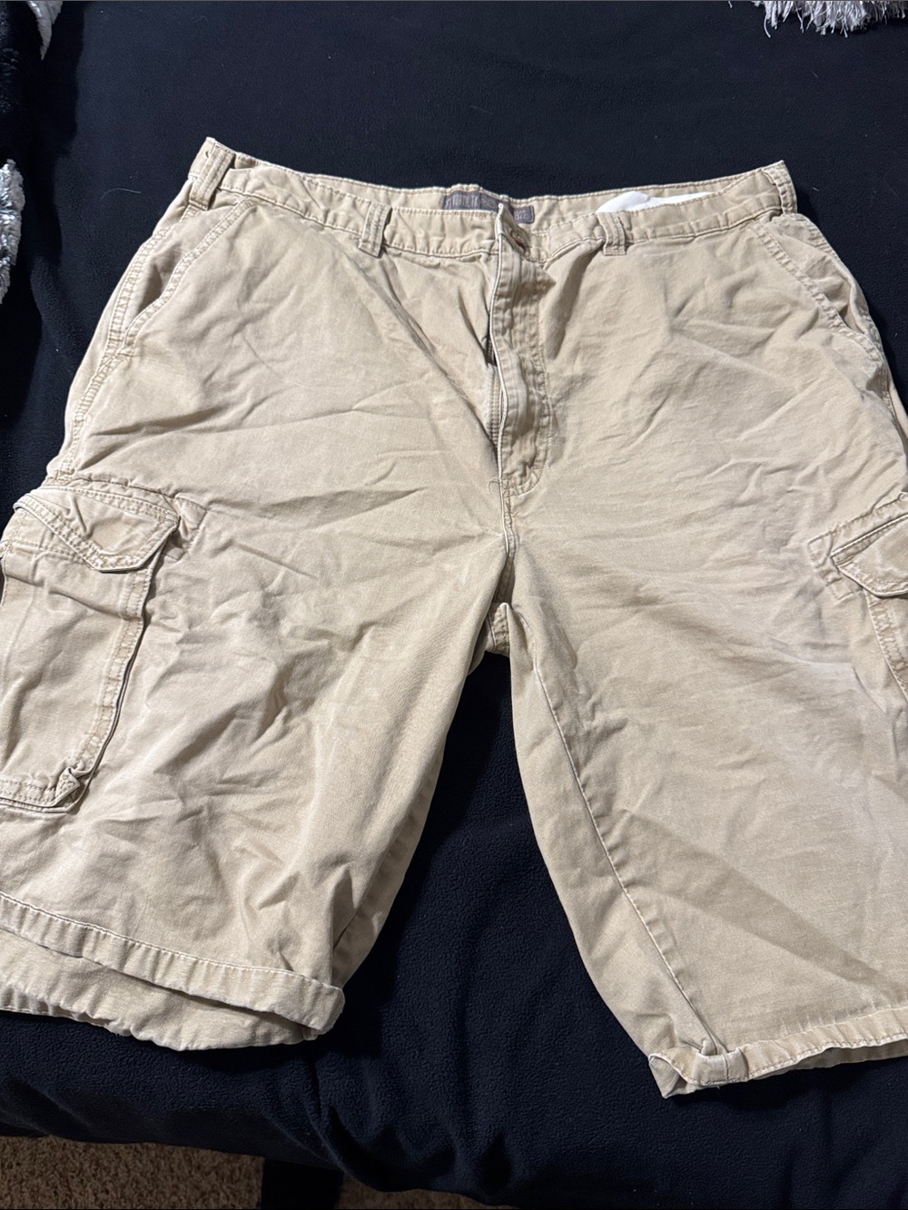 Dickies Tan Cargo Shorts with Side Pockets